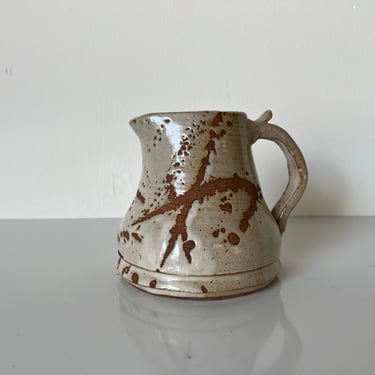 Mid Century Modern Art Ceramic Pitcher Vase 
