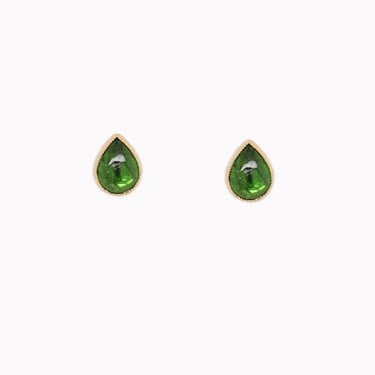 Juicy Pear Tsavorite Studs