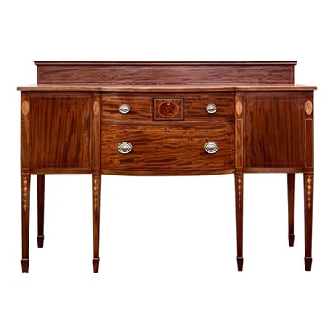 Potthast Bros. Inlaid Mahogany Federal Style Sideboard 
