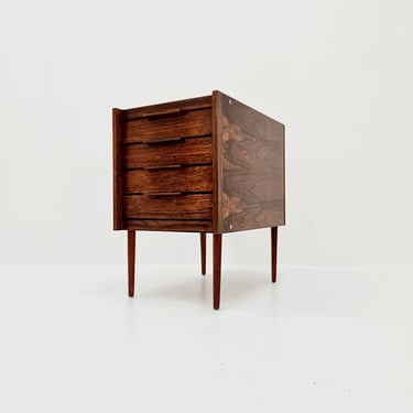 Midcentury Danish desk chest of drawers / drawer dresser /4 drawers cabinet, 1960s 