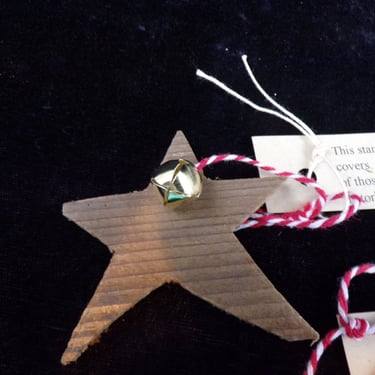 ws/Christmas Star Ornament - Hand-Crafted From Liberty Ship Hatch Covers