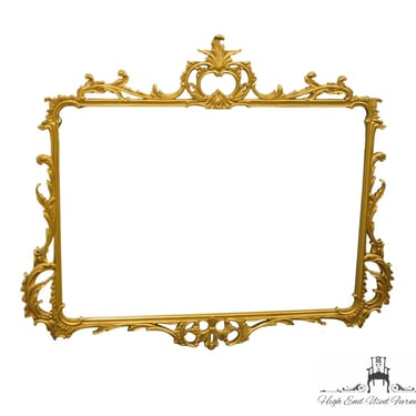 VINTAGE ANTIQUE Louis XVI French Provincial Gold Painted Dresser / Wall Mirror 