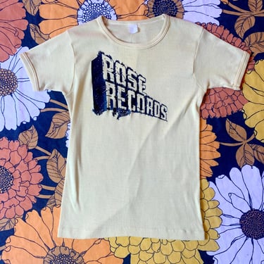 80's Rose Records Baby Tee