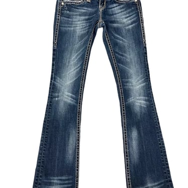 Rock Revival Trina Boot Designer Jeans Sz 26 