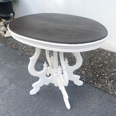 1910s Antique Oval Accent Table
