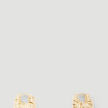 Bottega Veneta Women Twisted Hoop Earrings