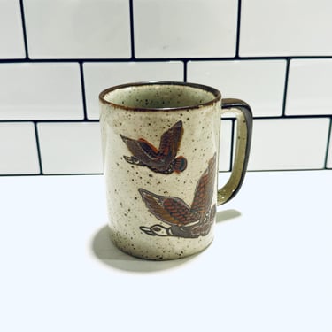 Vintage Otagiri Mug, Japanese Mug, Phesant Birds Coffee Mug 