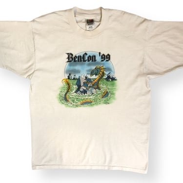 Vintage 1999 “BenCon ‘99” Anime Cartoon Artwork Graphic T-Shirt Size Large 