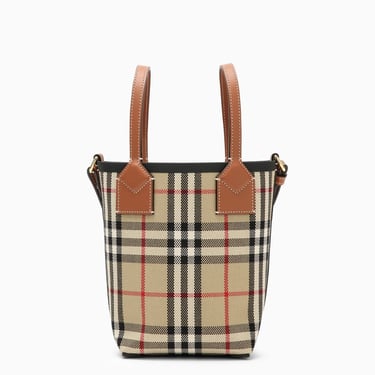 Burberry Small London Tote Bag In Check Women