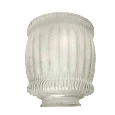 Art Nouveau Lamp Bell Frosted Glass Shade 