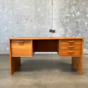 Vintage Danish Modern Teak Desk