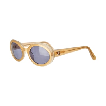 Chanel Nude Logo Oval Sunglasses