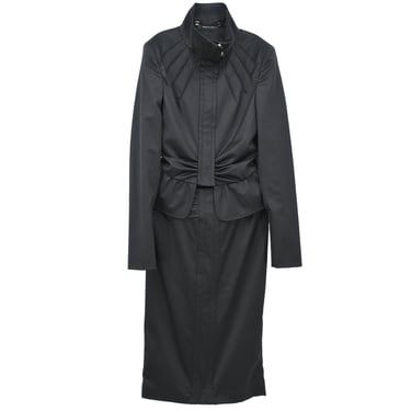 Gucci 2004 Setup Suit Jacket Skirt Black #40 #38