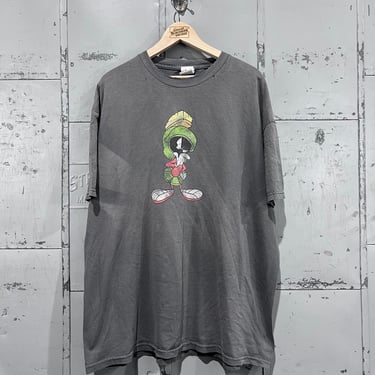 Size XXL  1990s distressed Marvin the martian graphic t shirt 