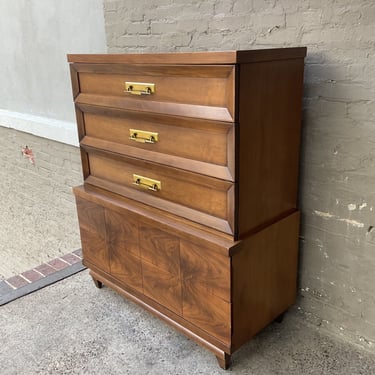 Kent-Coffey Walnut Chest of Drawers