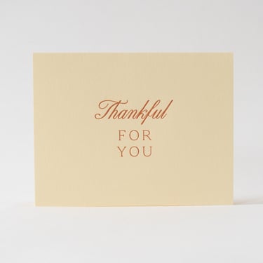 Thankful for You No.30 Card