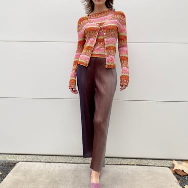 Sunset Missoni Cardigan Tank Set