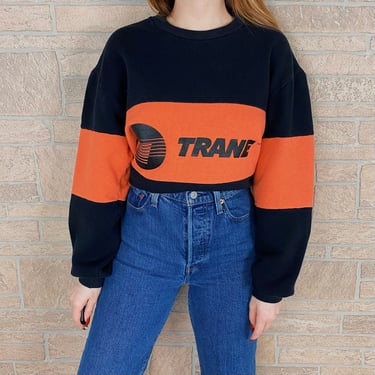 80's Trane Technologies Inc. Pullover Sweatshirt 