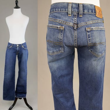 Vintage Lucky Brand Jeans - Size 6 / 28 Low Rise Waist - Boot Cut Dungarees - Cotton w/ Lycra for stretch - 32" inseam 