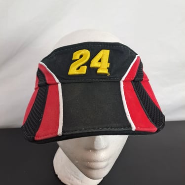 Vintage 2000s Jeff Gordon 24 NASCAR Visor 