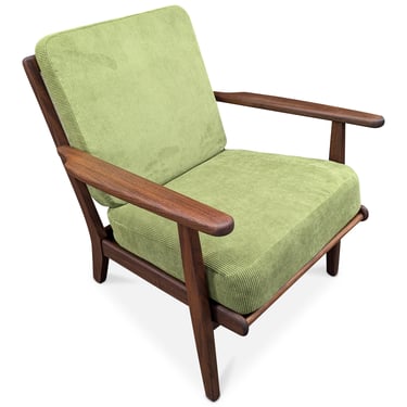 Teak Lounge Chair w New Upholstery - 082407