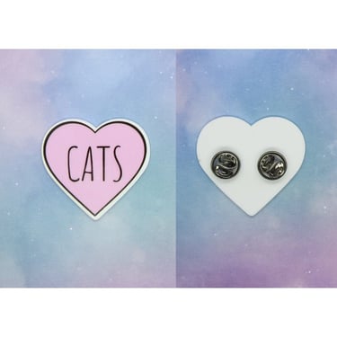 Cats Pin Cat Lover Resin Button Badge 