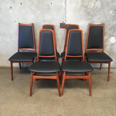 Set of Six Vintage Danish Dining Chairs