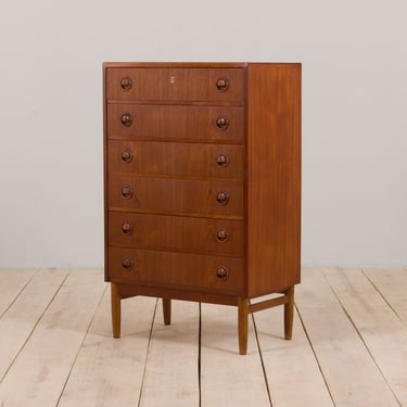 Danish vintage teak dresser by Kai Kristiansen, 1960s 