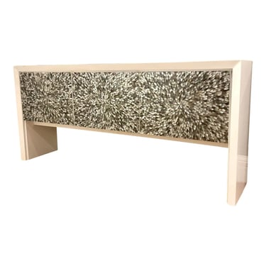 Baker Luxe Modern Mother of Pearl Nacre Sideboard