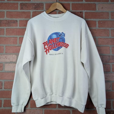 Vintage 90s Planet Hollywood Mall of America ORIGINAL Crewneck Sweatshirt - Large 