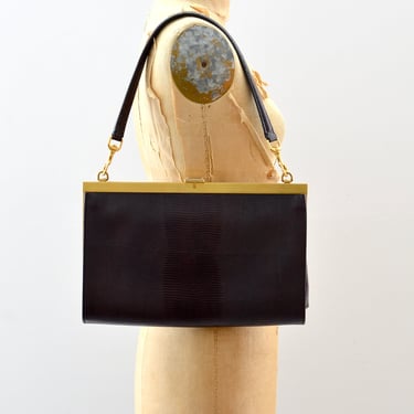 Dolce & Gabbana "Miss Sophia" Lizard Clutch Bag
