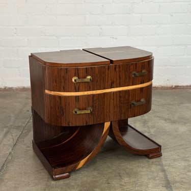 Art Deco rosewood side table 