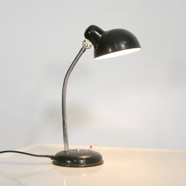 Black Vintage Christian Dell Helo Leuchten Gooseneck Desk Lamp Bauhaus Art Deco Industrial Utility Office Work Task Banker Retro Loft Dome 