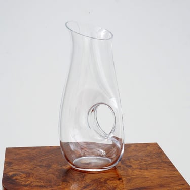 Clear Swedish Glass Decanter 