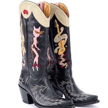 Kiss My Axe Western Boots
