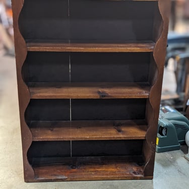 Stained Wooden Bookshelf