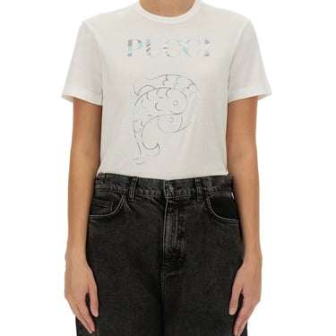 Pucci Women T-Shirt With Logo