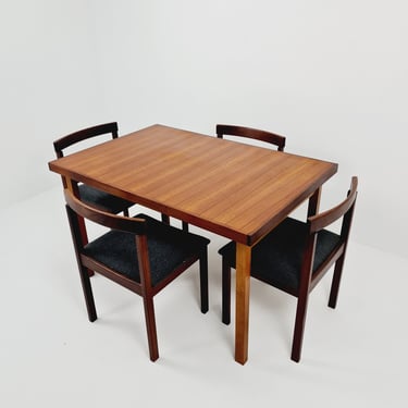 Mid centruy Finland Teak Dining Table & chairs by Pippo for Asko ,1960s 