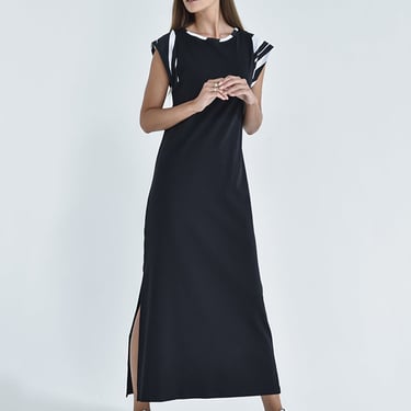 Phoebe Stripe Detail Maxi Dress