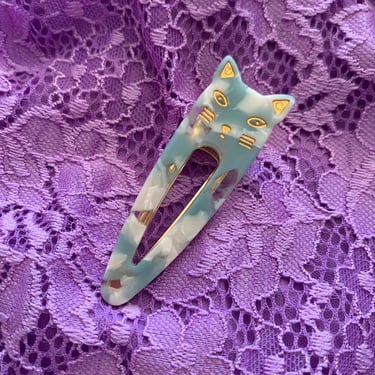 Cloudy Sky Cat Hair Clip