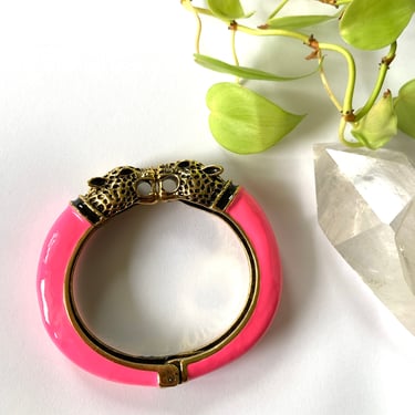 Leopard in Pink Dress Bracelet