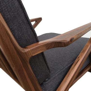 Handmade Solid Walnut Z Chair 