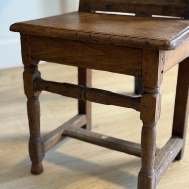 19th Century French Oak Chair 