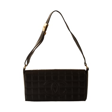 Chanel Black Choco Bar Shoulder Bag