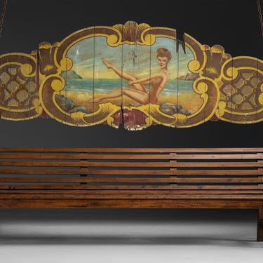 Fairground Sign / Billiard Room Bench