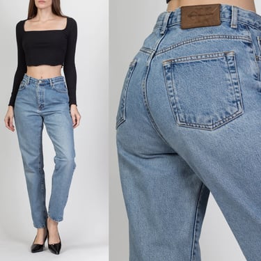 Calvin Klein Jeans 80s Mom Jeans Tapered Leg Mid Rise Dark Wash Denim Pants  Slim Fit Retro Casual Basic Plain Vintage 1980s Extra Small Xs 