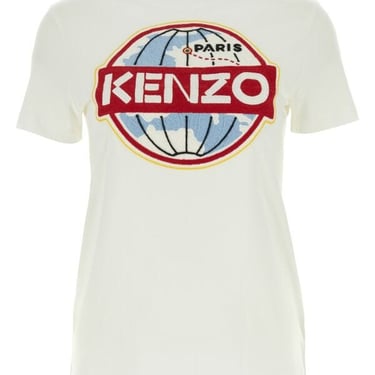 Kenzo Women White Cotton T-Shirt