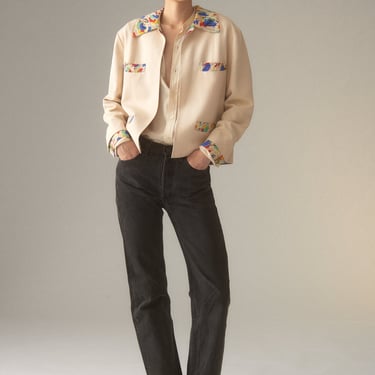 Chanel Woven Silk Jacket