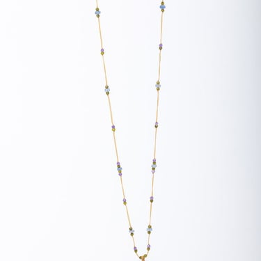 Sharing Tibetan Necklace - Chalcedony Blue