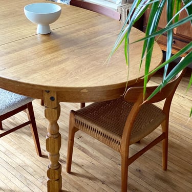 Danish Oak Dining Table